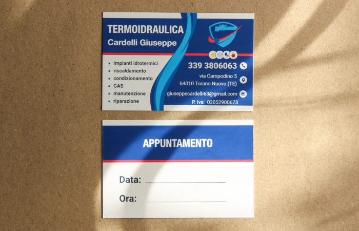 biglietto da visita termo-idraulica